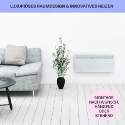 Hot Spot Slimcurve Heizgerät 80x40cm 40m² 2000W 5-40°C LED IP24 Weiß 13 Hot Spot Slimcurve Heizgerät 80x40cm 40m² 2000W 5-40°C LED IP24 Weiß -Klarstein 10033016 de 0007 usp