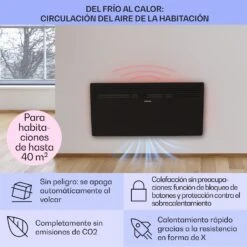 Hot Spot Slimcurve Heizgerät 80x40cm 40m² 2000W 5-40°C LED IP24 10 Hot Spot Slimcurve Heizgerät 80x40cm 40m² 2000W 5-40°C LED IP24 -Klarstein 10033017 de 0004 usp
