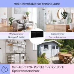 Hot Spot Slimcurve Heizgerät 80x40cm 40m² 2000W 5-40°C LED IP24 11 Hot Spot Slimcurve Heizgerät 80x40cm 40m² 2000W 5-40°C LED IP24 -Klarstein 10033017 de 0005 usp