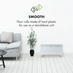 Hot Spot Slimcurve Bodenrollen Zubehör/Ersatz 2 Stück 5 Hot Spot Slimcurve Bodenrollen Zubehör/Ersatz 2 Stück -Klarstein 10033018 yy 0003 logo Klarstein Hot Spot Slimcurve Bodenrollen weiss reedit