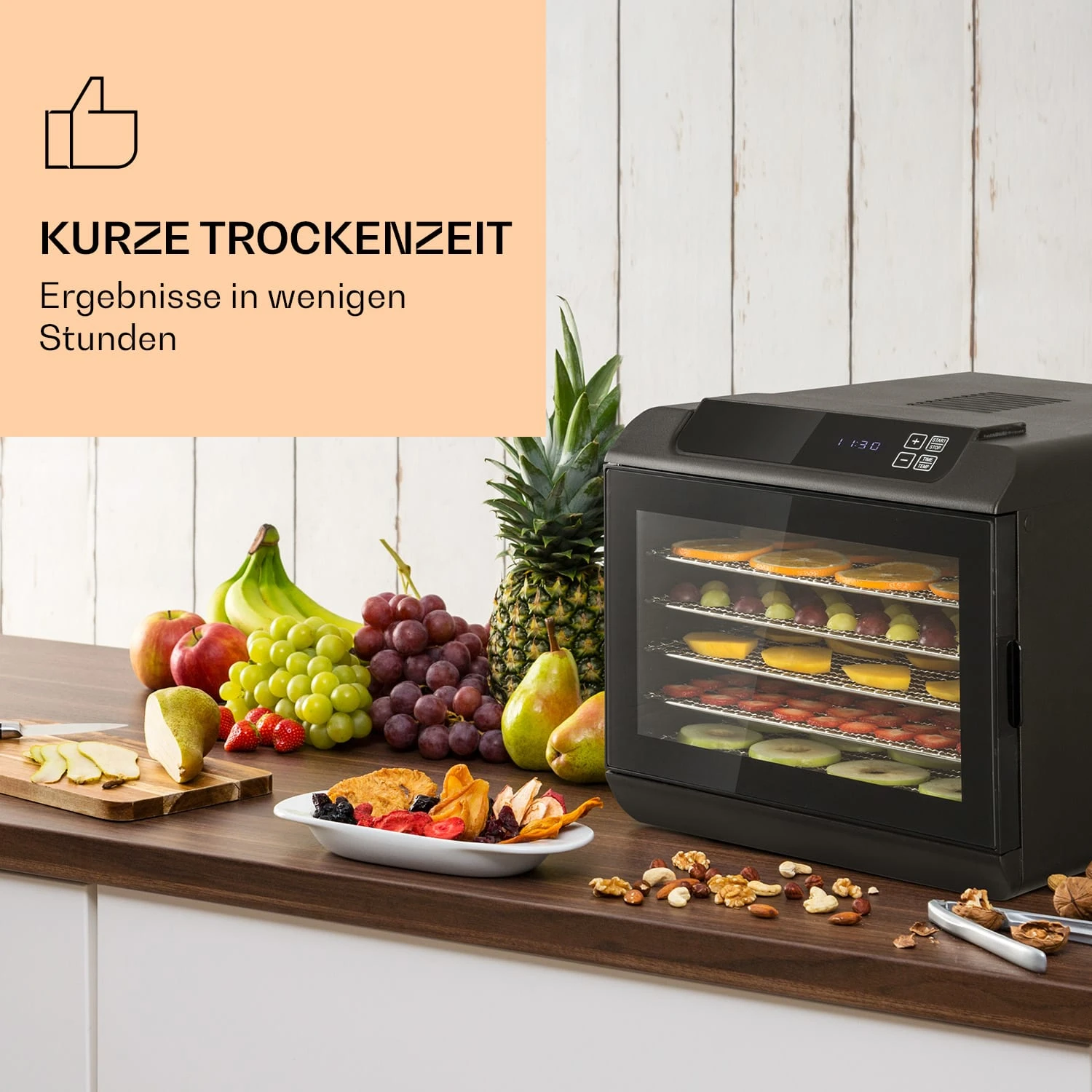 Arizona Jerky Dörrautomat 500W 35-70°C Digitales Touch-Display 2 Arizona Jerky Dörrautomat 500W 35-70°C Digitales Touch-Display – Bild 2