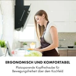 Mirage 60 Dunstabzugshaube 550m³/h Touch-Panel RGB-Ambiente-Licht Glas -Klarstein 10033116 de 0007 logo