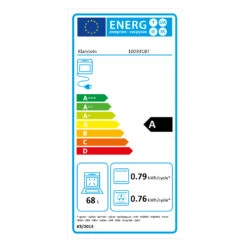 Kalahari Elektrischer Einbaubackofen 2300W 7 Funktionen Schwarz -Klarstein 10033187 energy label