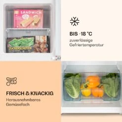 Audrey Kühl- & Gefrierkombination 97l/39l Retro-Look 2 Böden 11 Audrey Kühl- & Gefrierkombination 97l/39l Retro-Look 2 Böden -Klarstein 10033193 de 0004 logo