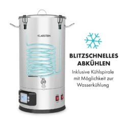 Maischfest Maischekessel 5 Teile 1500/3000W 30l LCD Edelstahl -Klarstein 10033340 de 0005 logo