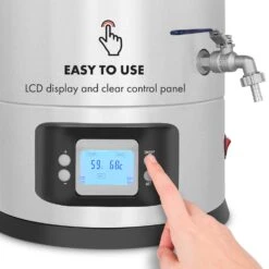 Maischfest Maischekessel 5 Teile 1500/3000W 35l LCD Edelstahl -Klarstein 10033341 uk 0007 logo