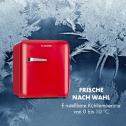 Audrey Mini Retro-Kühlschrank 48l 2 Ebenen -Klarstein 10033345 de 0008 logo