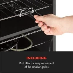 Flintstone Steel Räucherofen 1600 W Integriertes Thermometer Edelstahl 12 Flintstone Steel Räucherofen 1600 W Integriertes Thermometer Edelstahl -Klarstein 10033372 yy 0006 logo Klarstein Flintstone Steel Raeucherofen Edelstahl