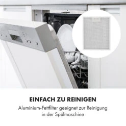 Contempo Neo Unterbau-Abzugshaube 60cm 175m³/h Edelstahl LED Acryl 14 Contempo Neo Unterbau-Abzugshaube 60cm 175m³/h Edelstahl LED Acryl -Klarstein 10033471 de 0005 logo
