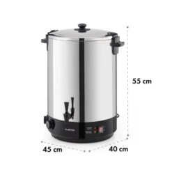 KonfiStar 40 Einkochautomat Getränkespender 2500W 40L Edelstahl -Klarstein 10033524 yy 0010 logo Food Preserver 40L