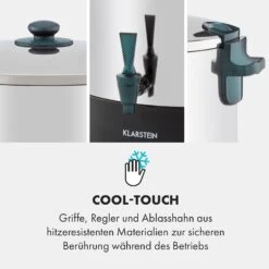 KonfiStar 50 Einkochautomat Getränkespender 2500W 50L Edelstahl -Klarstein 10033525 de 0005 logo