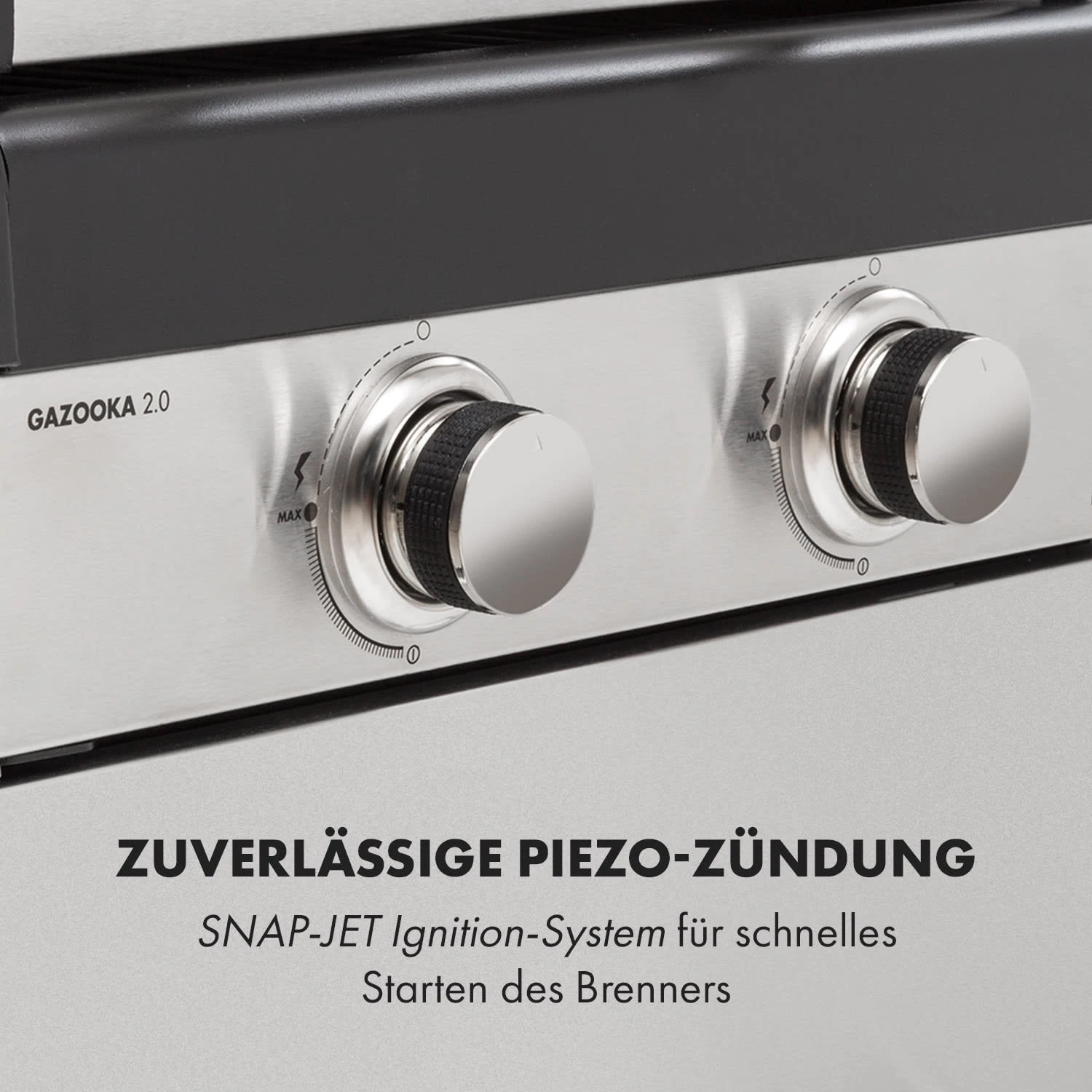 Gazooka 2.0T Gas BBQ Grill 2x3kW Brenner Edelstahl 8 Gazooka 2.0T Gas BBQ Grill 2x3kW Brenner Edelstahl – Bild 8