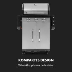 Gazooka 3.0T BBQ Grill 3x3kW Brenner 4 Rollen Edelstahl 13 Gazooka 3.0T BBQ Grill 3x3kW Brenner 4 Rollen Edelstahl -Klarstein 10033533 de 0003 logo