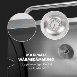 Gazooka 3.0T BBQ Grill 3x3kW Brenner 4 Rollen Edelstahl 17 Gazooka 3.0T BBQ Grill 3x3kW Brenner 4 Rollen Edelstahl -Klarstein 10033533 de 0007 logo