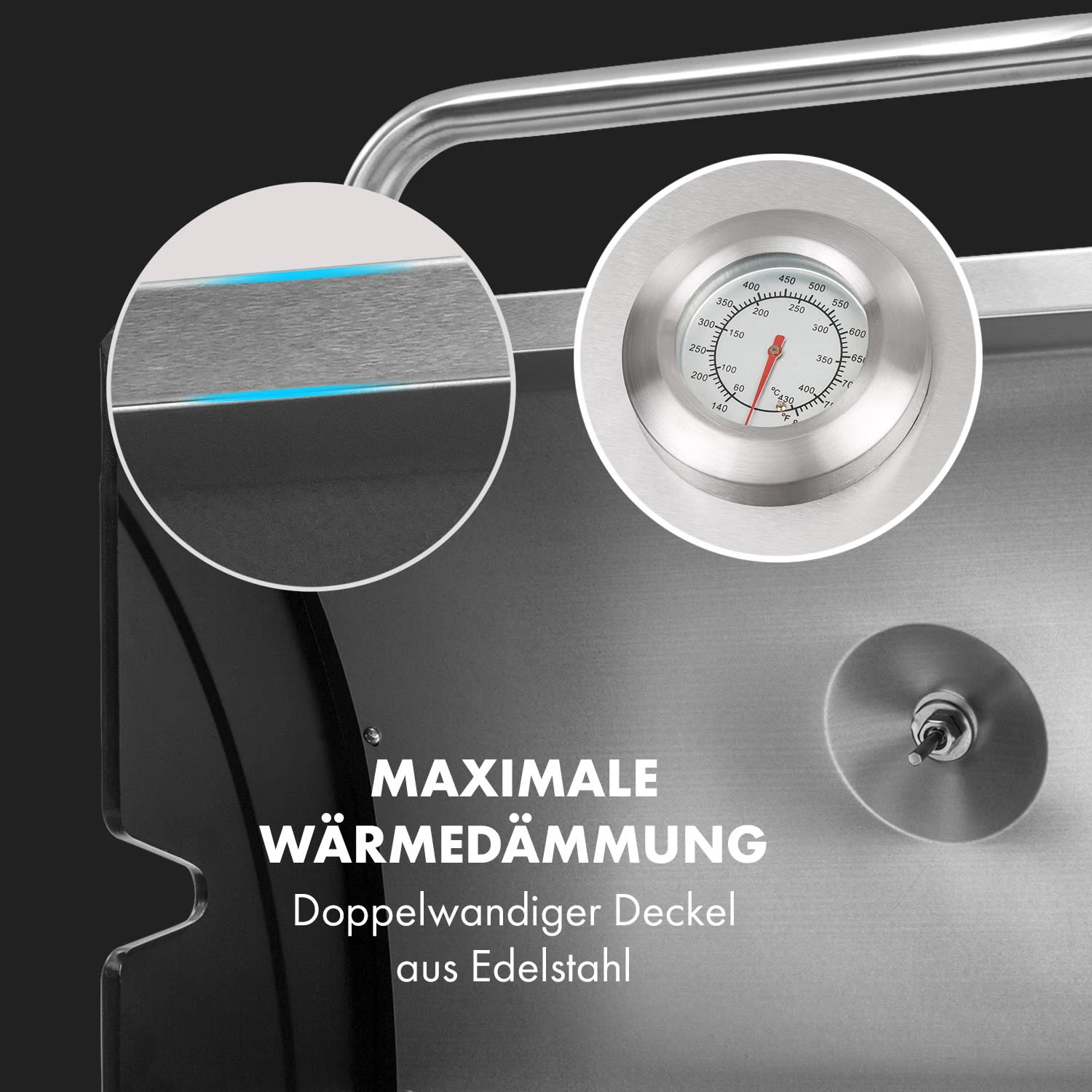 Gazooka 3.0T BBQ Grill 3x3kW Brenner 4 Rollen Edelstahl 7 Gazooka 3.0T BBQ Grill 3x3kW Brenner 4 Rollen Edelstahl – Bild 7