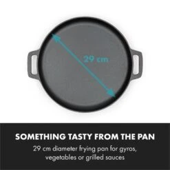 Tomahawk 3.1 S Brat & Back-Set Pfanne Pizzastein Ø29 Cm 8 Tomahawk 3.1 S Brat & Back-Set Pfanne Pizzastein Ø29 Cm -Klarstein 10033568 yy 0004 logo Klarstein Tomahawk Brat and Back Set