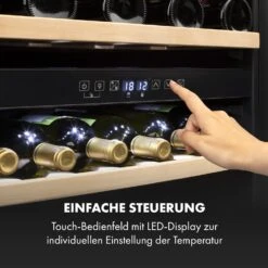 Vinsider 36 Weinkühlschrank 2 Kühlzonen 5-22°C 85l Edelstahl -Klarstein 10033682 de 0005 logo