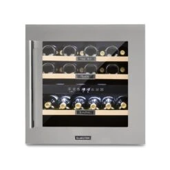 Klarstein 17 Vinsider 36 Weinkühlschrank 2 Kühlzonen 5-22°C 85l Edelstahl