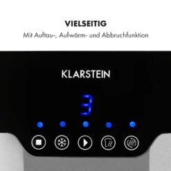 Arabica Toaster 920W LED-Display Touch-Bedienfeld Edelstahl -Klarstein 10033728 de 0004 logo