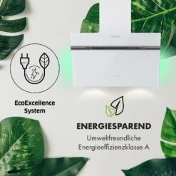 Alina Dunstabzugshaube 600 M³/h LED-Display Ambientelicht Glasfront -Klarstein 10034105 de 0003 logo