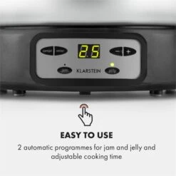 Jam Session Marmeladen- Und Geleekocher 1000W 2 Automatikprogramme 12 Jam Session Marmeladen- Und Geleekocher 1000W 2 Automatikprogramme -Klarstein 10034109 yy 0004 logo Klarstein Jam Session Marmeladen und Geleekocher