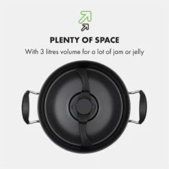 Jam Session Marmeladen- Und Geleekocher 1000W 2 Automatikprogramme 15 Jam Session Marmeladen- Und Geleekocher 1000W 2 Automatikprogramme -Klarstein 10034109 yy 0007 logo Klarstein Jam Session Marmeladen und Geleekocher