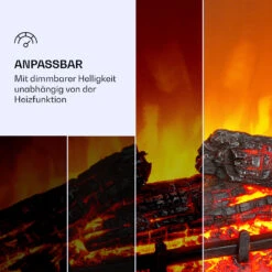 Lienz Elektrischer Kamin 1800W Steindekor Polystone Fernbedienung -Klarstein 10034122 de 0005 logo