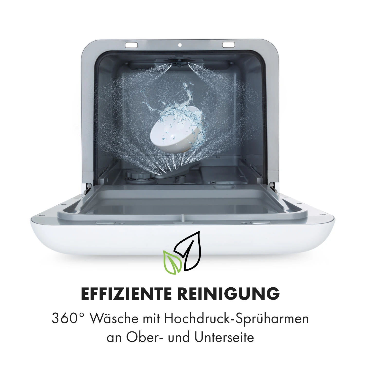 Aquatica Geschirrspüler Freistehend Installationsfrei 2 Gedecke 860W 6 Aquatica Geschirrspüler Freistehend Installationsfrei 2 Gedecke 860W – Bild 6