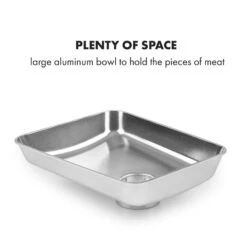 Kraftprotz Elektrischer Fleischwolf 700 W Kupfermotor Edelstahl -Klarstein 10034215 yy 0007 logo Klarstein Kraftprotz elektrischer Fleischwolf weiss