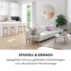 Marvel Mirror Infrarotheizung 300W Wochentimer IP54 Spiegel Rund -Klarstein 10034225 de 0003 logo