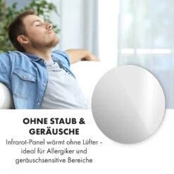 Marvel Mirror Infrarotheizung 300W Wochentimer IP54 Spiegel Rund -Klarstein 10034225 de 0005 logo