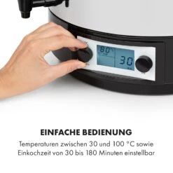 KonfiStar 50 Digital Einkocher Getränkespender 2500W 50L 100°C 180min 13 KonfiStar 50 Digital Einkocher Getränkespender 2500W 50L 100°C 180min -Klarstein 10034240 de 0004 logo