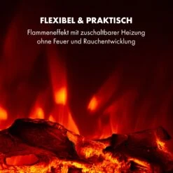 Lausanne Long Elektrischer Kamin 1600W 2 Heizstufen 128 Cm -Klarstein 10034250 de 0005 logo