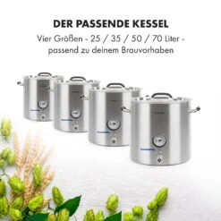 Brauheld Pur 25 Maischekessel 25 Liter Ohne Heizelement Edelstahl 14 Brauheld Pur 25 Maischekessel 25 Liter Ohne Heizelement Edelstahl -Klarstein 10034266 de 0007 logo