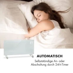 Bornholm Smart Konvektions-Heizgerät | 2000 W | SmartHeat Design: WiFi-Verbindung | LED-Display | 24-h-Timer | 2 Heizstufen: 1000 / 2000 W | IP24: Spritzwassergeschützt | Fernbedienung | Standgerät -Klarstein 10034390 de 0004 logo