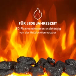 Verbier Elektrischer Kamin Elektrokamin 1000 / 2000 W LED-InstaFire Thermostat Timer Überhitzungsschutz -Klarstein 10034396 de 0005 logo