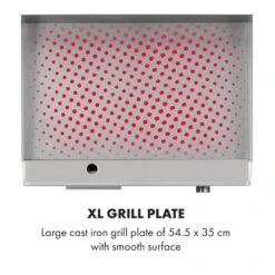 Grillmeile 3000G Elektrogrill 3000W Grillplatte 54,5x35cm Glatt -Klarstein 10034447 yy 0004 logo Klarstein Grillmeile 3000G Pro Elektrogrill glatt