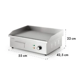Grillmeile 3000G Elektrogrill 3000W Grillplatte 54,5x35cm Glatt -Klarstein 10034447 yy 0009 logo Klarstein Grillmeile 3000G Pro Elektrogrill glatt