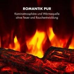 Bern Elektrischer Kamin 1000/2000W LED 10-30 °C Wochentimer -Klarstein 10034488 de 0004 logo