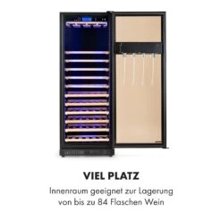 First Class 84 Weinkühlschrank 4 Dispenser 84 Fl. 5-22°C Touch Glastür 14 First Class 84 Weinkühlschrank 4 Dispenser 84 Fl. 5-22°C Touch Glastür -Klarstein 10034564 de 0005 logo