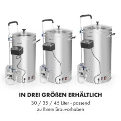 Brauheld Pro Maischekessel 3300W 45L 30-100°C Umwälzpumpe Edelstahl 15 Brauheld Pro Maischekessel 3300W 45L 30-100°C Umwälzpumpe Edelstahl -Klarstein 10034588 de 0007 logo