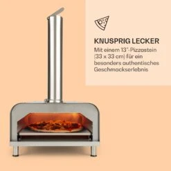 Diavolo Pizza-Pelletofen Inkl. Pizzastein Thermometer Edelstahl 9 Diavolo Pizza-Pelletofen Inkl. Pizzastein Thermometer Edelstahl -Klarstein 10034709 de 0003 logo