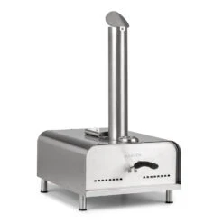 Diavolo Pizza-Pelletofen Inkl. Pizzastein Thermometer Edelstahl