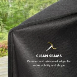 Tomahawk Wetterschutzhaube 600D Canvas 30/70% PE/PVC Schwarz 10 Tomahawk Wetterschutzhaube 600D Canvas 30/70% PE/PVC Schwarz -Klarstein 10034713 yy 0004 logo Klarstein Tomahawk Wetterschutzhaube 140cm