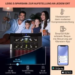 Coachella 60 Kühlschrank 60 Liter WiFi-Funktion Hintergrundbeleuchtung -Klarstein 10034823 de 0003 usp