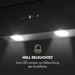 Antonia Dunstabzugshaube Kopffrei 90cm 350m³/h Touch-Bedienfeld Glas -Klarstein 10034868 de 0008 logo