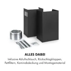 Antonia Dunstabzugshaube Kopffrei 90cm 350m³/h Touch-Bedienfeld Glas -Klarstein 10034868 de 0009 logo