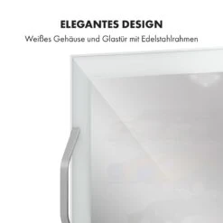 Beersafe XL Quartz Kühlschrank 60 Liter 4 Böden Panoramaglastür -Klarstein 10034929 de 0007 logo