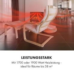 Vulsini Elektro-Kamin 1900 W LED-Technik Fernbedienung -Klarstein 10035037 de 0006 logo