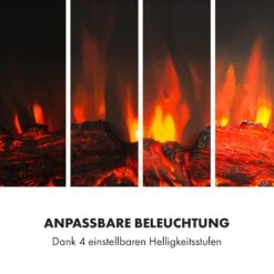 Vulsini Elektro-Kamin 1900 W LED-Technik Fernbedienung -Klarstein 10035037 de 0007 logo